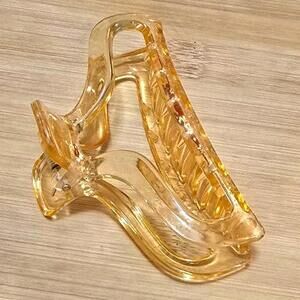 Clear Gold Hair Clip